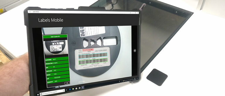 Incoming goods 4.0 - ADOMO Relabeling Station from MODI